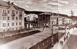 Новоуральск. Ул. Ленина. 1950-1960-е годы.